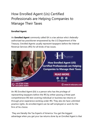 https://hi-educare.com/blog/how-enrolled-agent-us-certified-professionals-are-helping-companies-to-manage-their-taxes/