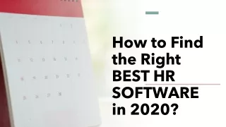 Best Human Resource Software - Key Applications