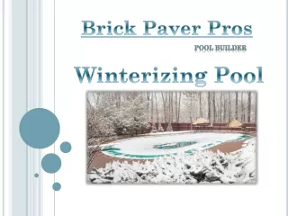 Preparing your swimming pool for winters