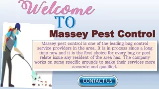 Hire Massey Pest Control Professionals for Healthy Environment