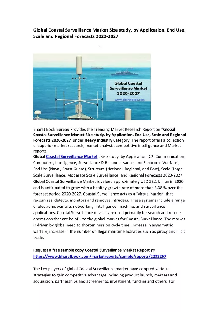 global coastal surveillance market size study