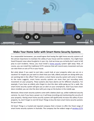 make your home safer with smart home security