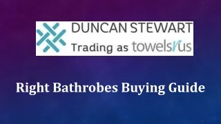 right bathrobes buying guide