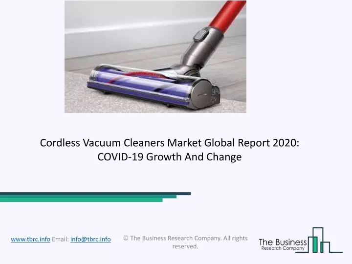 cordless vacuum cleaners market global report