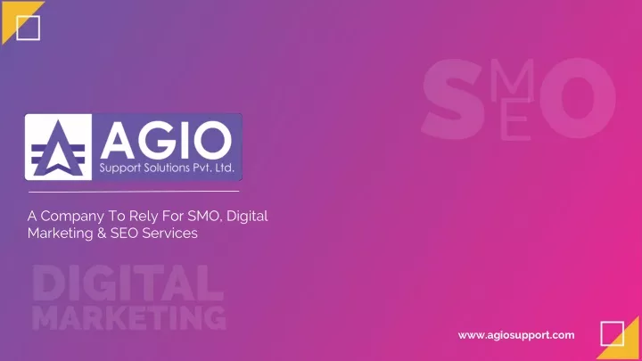 a company to rely for smo digital marketing