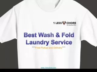 best wash fold laundry service