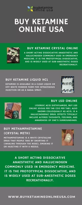 Buy Ketamine Crystal Online from Buy Ketamine Online USA