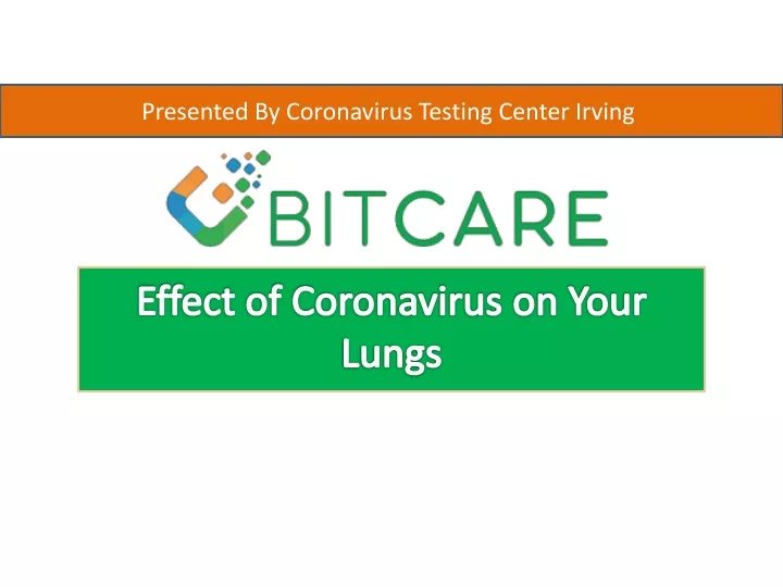 effect of coronavirus on your lungs