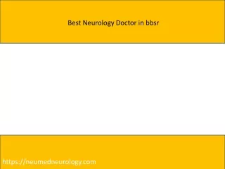 best neurology doctor in bbsr