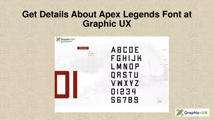 get details about apex legends font at graphic ux