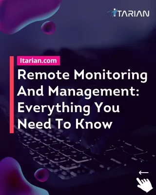 ITarian Remote Monitoring and Management | RMM