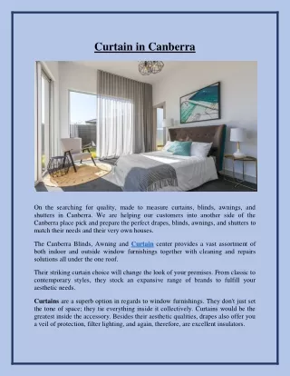 curtain in canberra