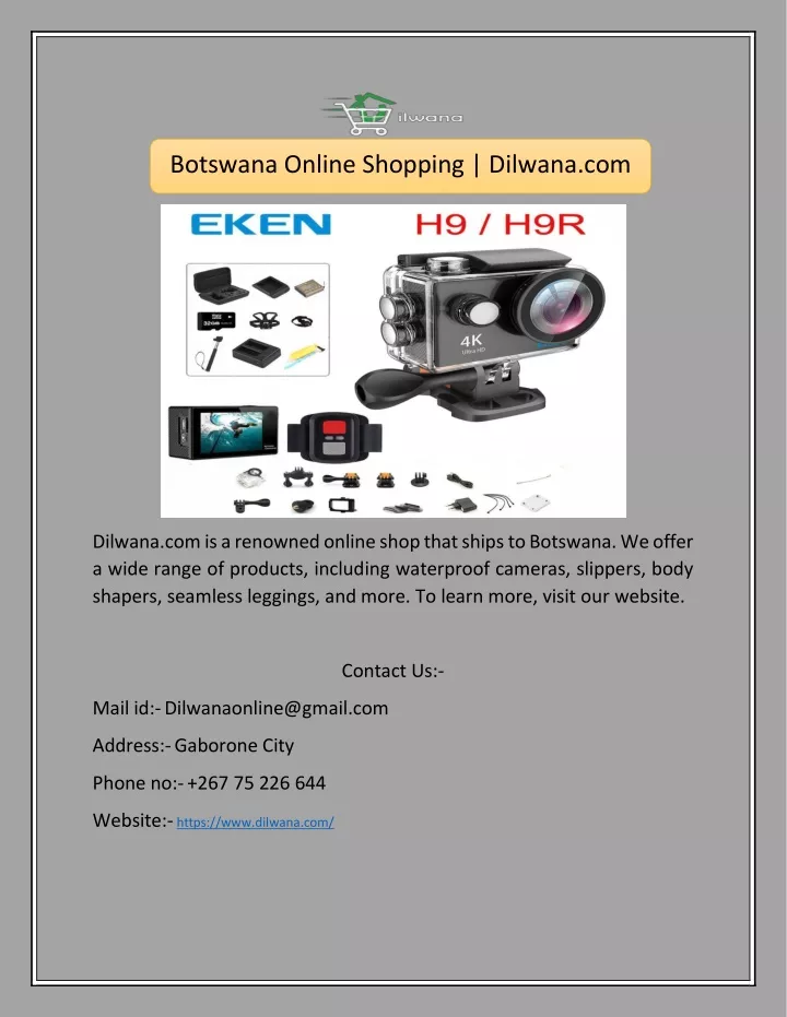 botswana online shopping dilwana com