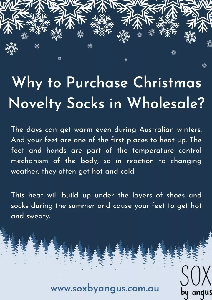 why to purchase christmas novelty socks