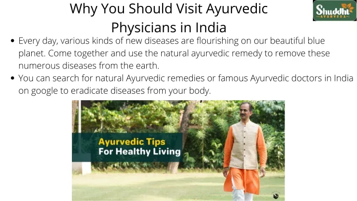 why you should visit ayurvedic physicians in india