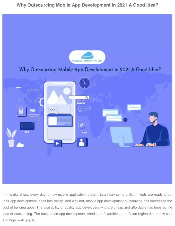 why outsourcing mobile app development in 2021