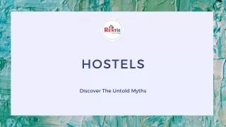 HOSTELS: Discover The Untold Myths