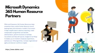 Microsoft Dynamics 365 Human Resource Partners