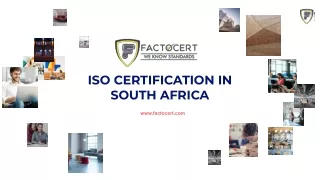 ISO Certification in South Africa| ISO Consultant Company
