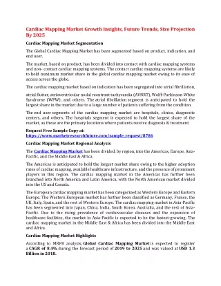cardiac mapping market growth insights future