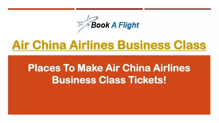 air china airlines business class