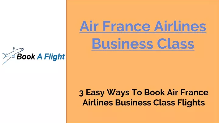 air france airlines business class