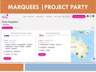 marquees project party