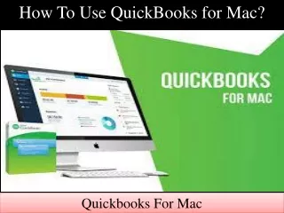 how to use quickbooks for mac