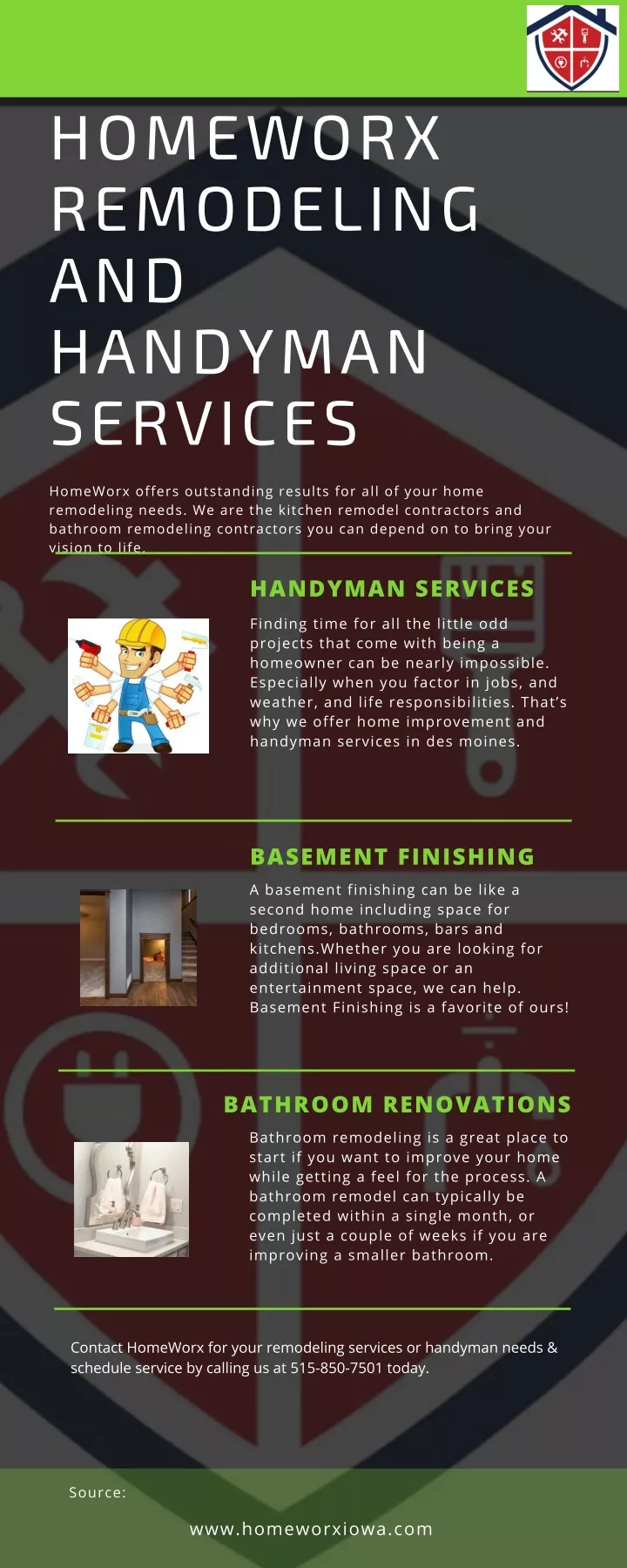 homeworx remodeling and handyman services