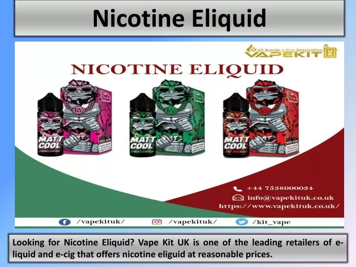 nicotine eliquid