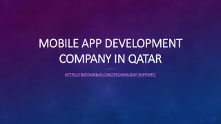 mobile app development company in qatar