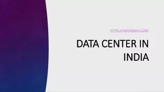 data center in india