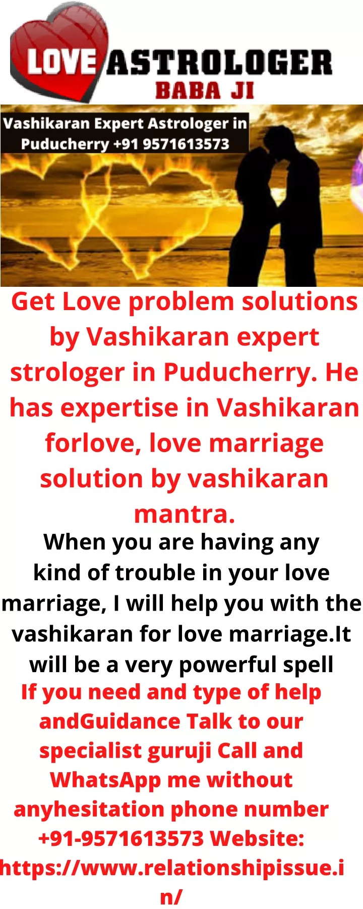 get love problem solutions by vashikaran expert