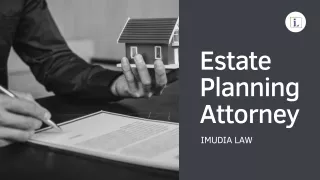 Estate Planning Attorney - Imudia Law