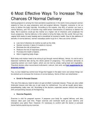 6 most effective ways to increase the chances