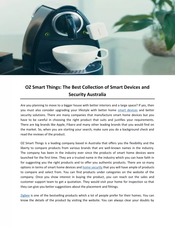 oz smart things the best collection of smart