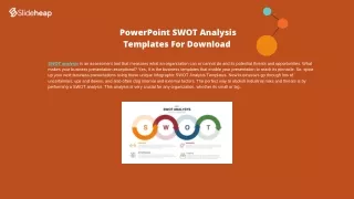 PowerPoint SWOT Analysis Templates For Download | Slideheap
