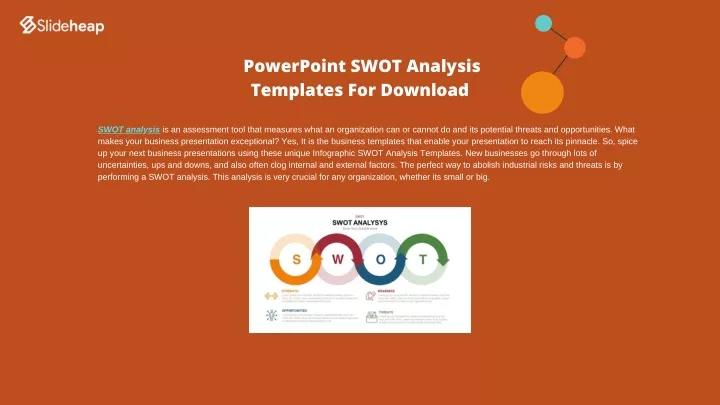 powerpoint swot analysis templates for download