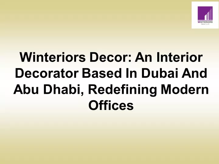 winteriors decor an interior decorator based