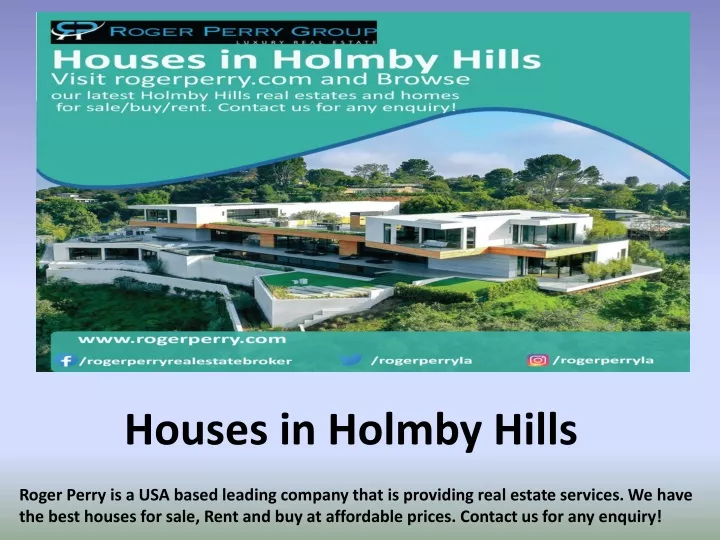 houses in holmby hills