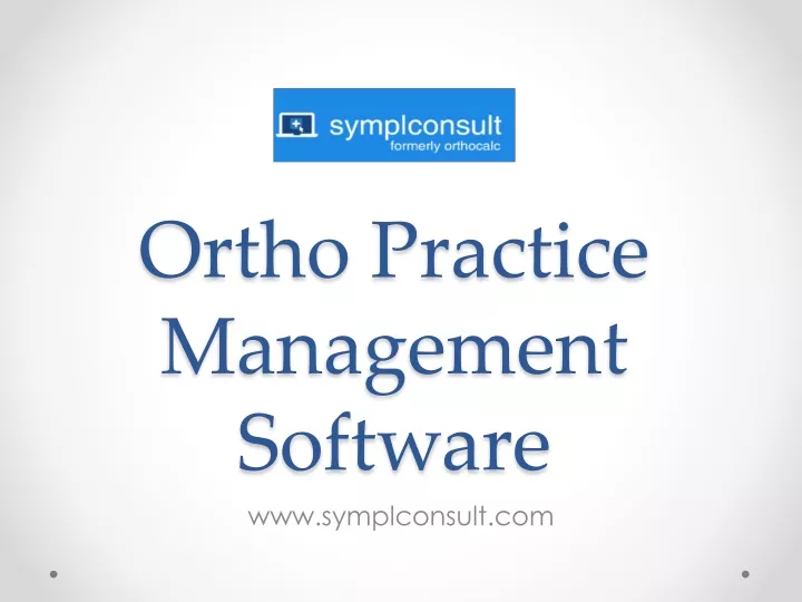 ortho practice management software