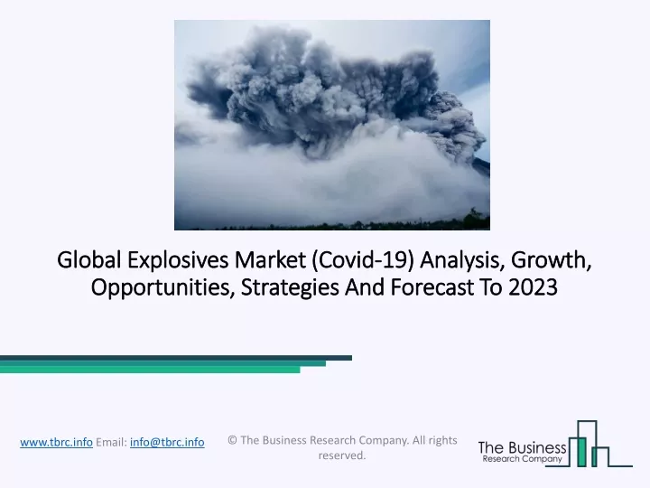 global explosives market global explosives market