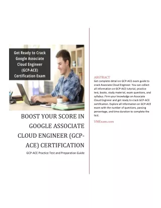 abstract get complete detail on gcp ace exam
