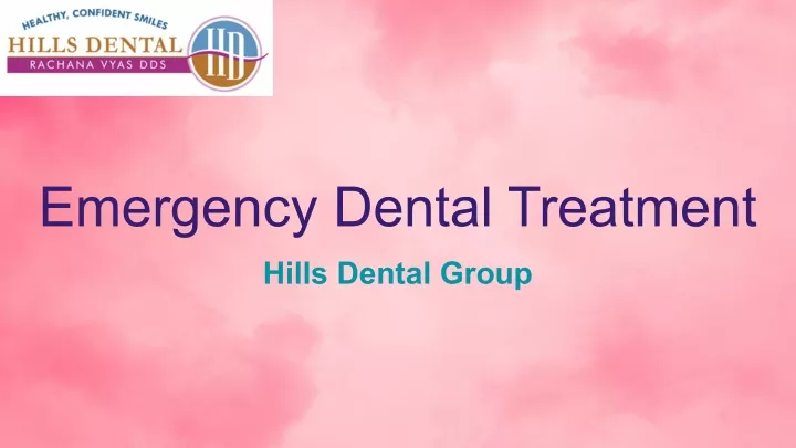 emergency dental treatment