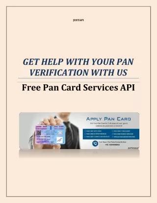 Best Pan Card Service API Provider