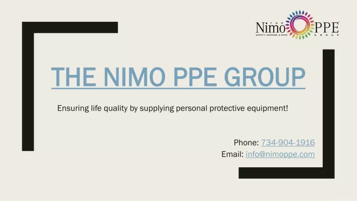 the nimo ppe group