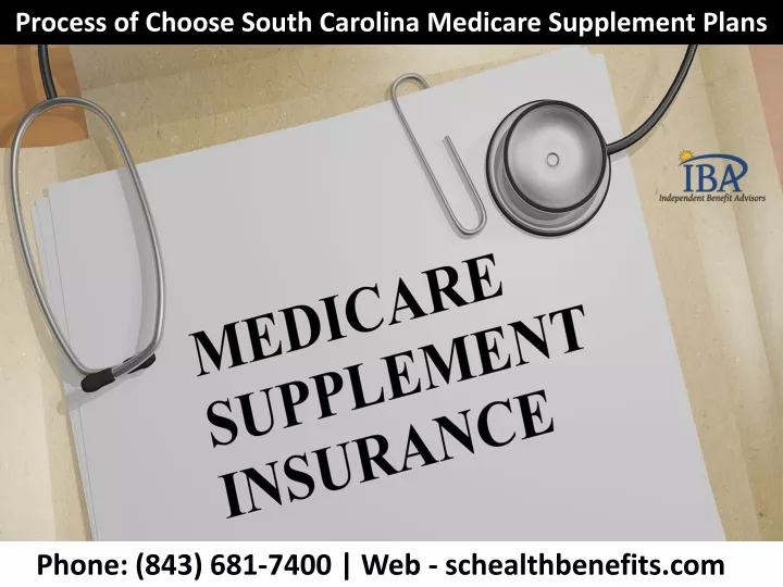 process of choose south carolina medicare