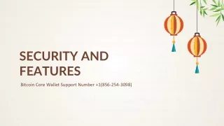 security and features