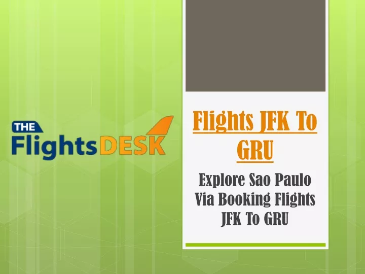 flights jfk to gru