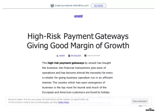 High-Risk Payment Gateways